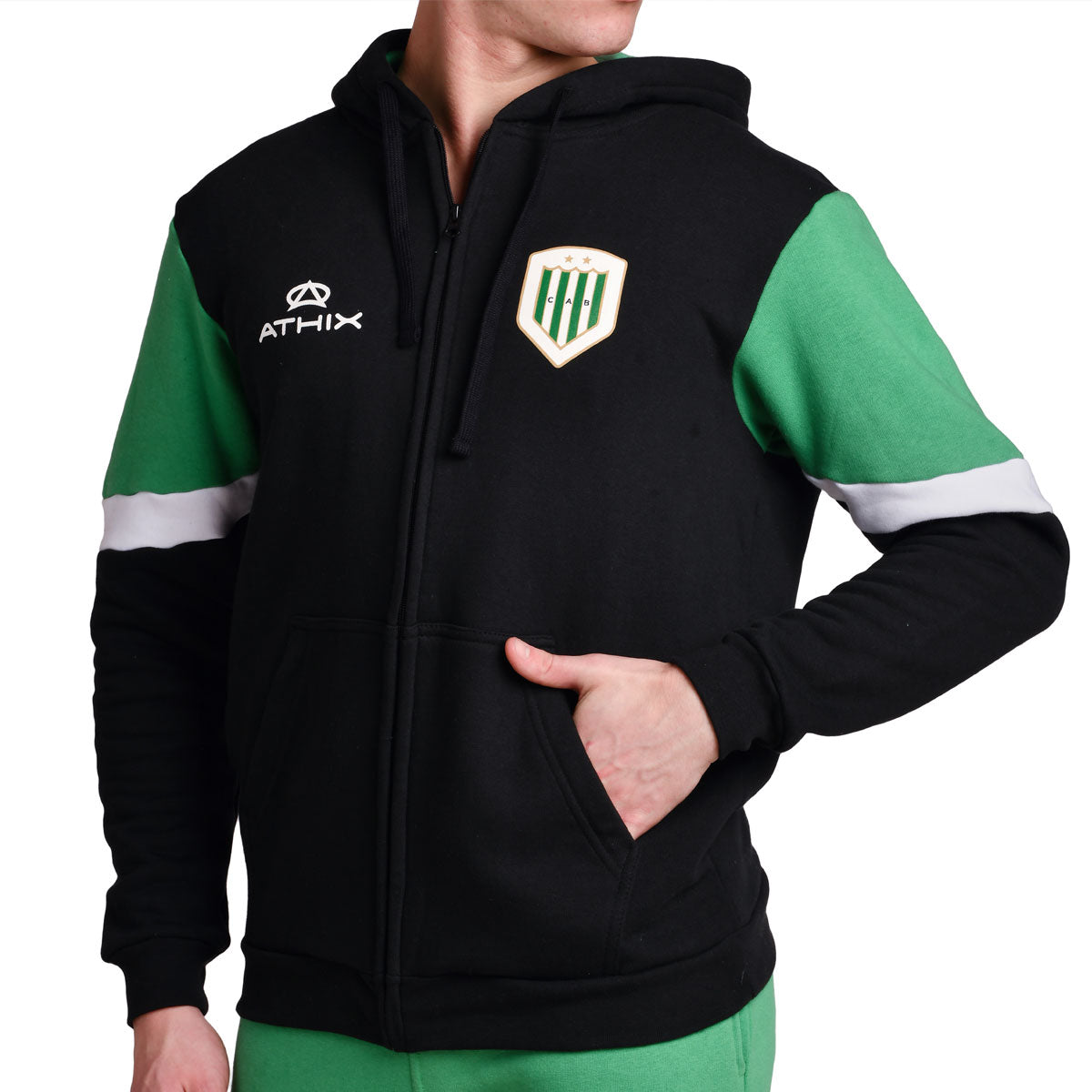 campera algodon banfield#negro
