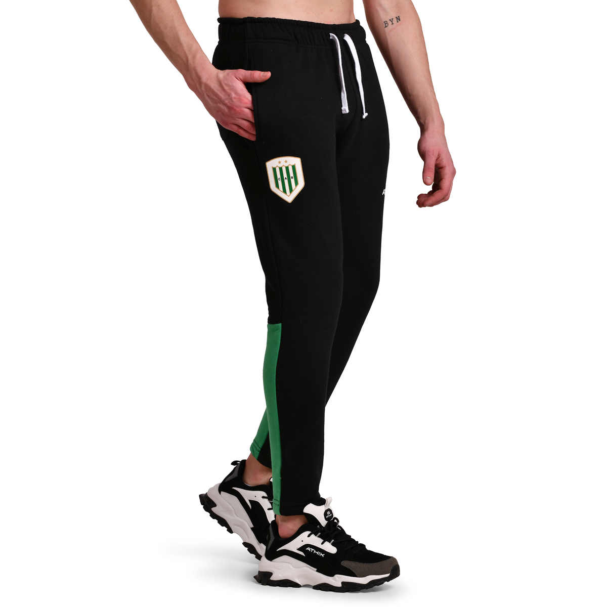 pantalon algodon banfield#negro