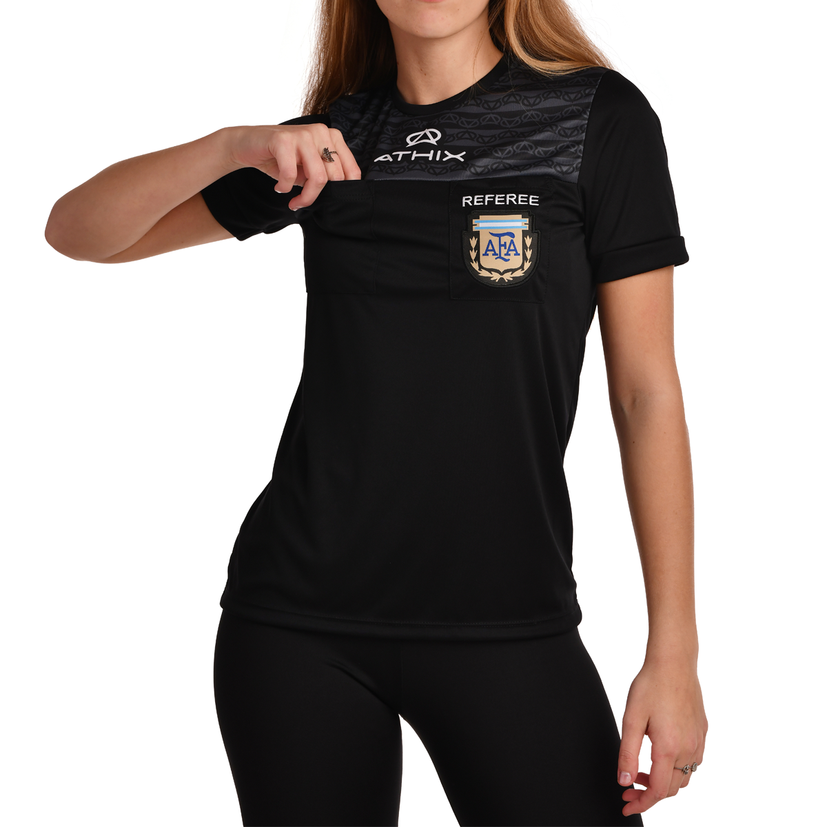 Camiseta Arbitro Mujer AAA 2022#negro