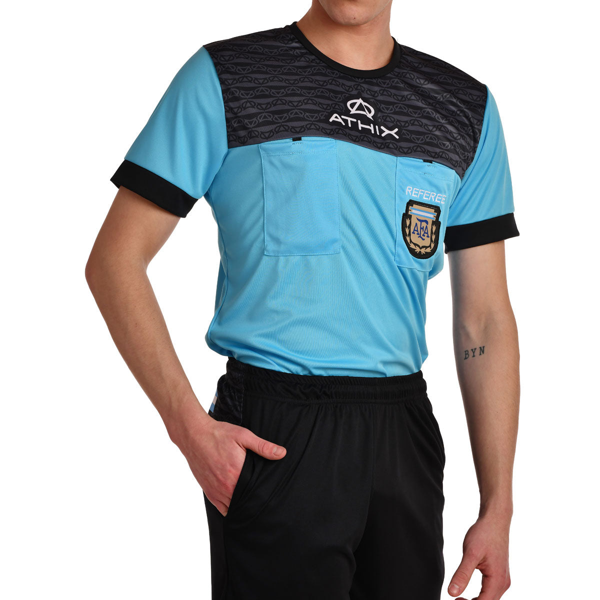 CAMISETA ARBITRO AAA 222#celeste