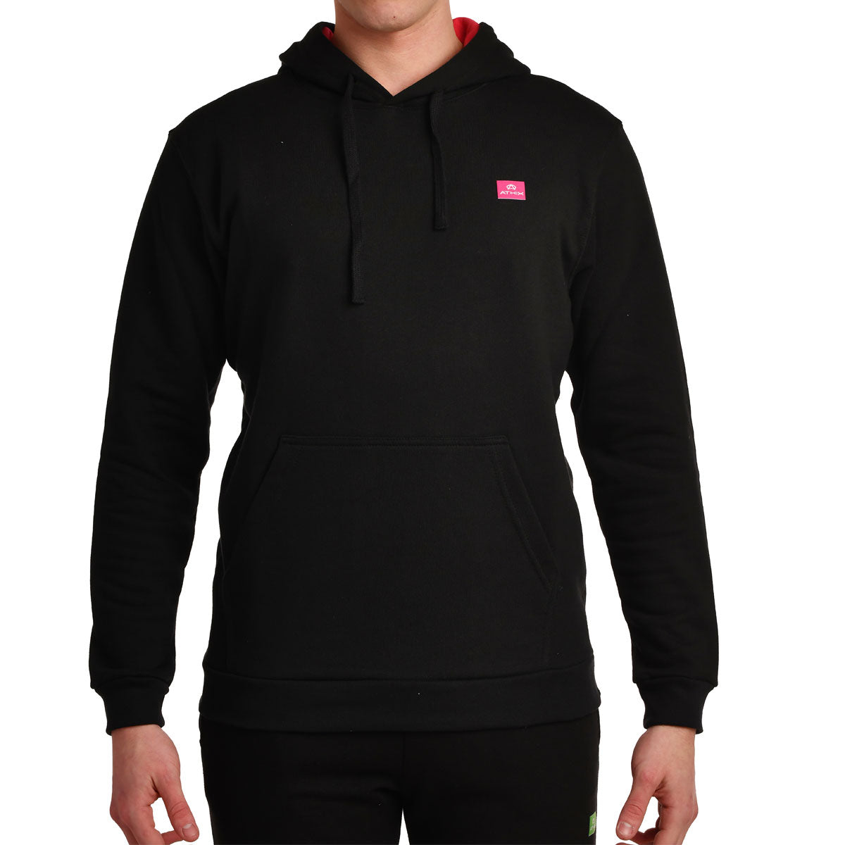 cotton hoodie#negro