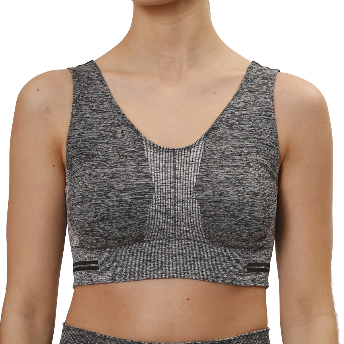 top balance#gris-melange/negro