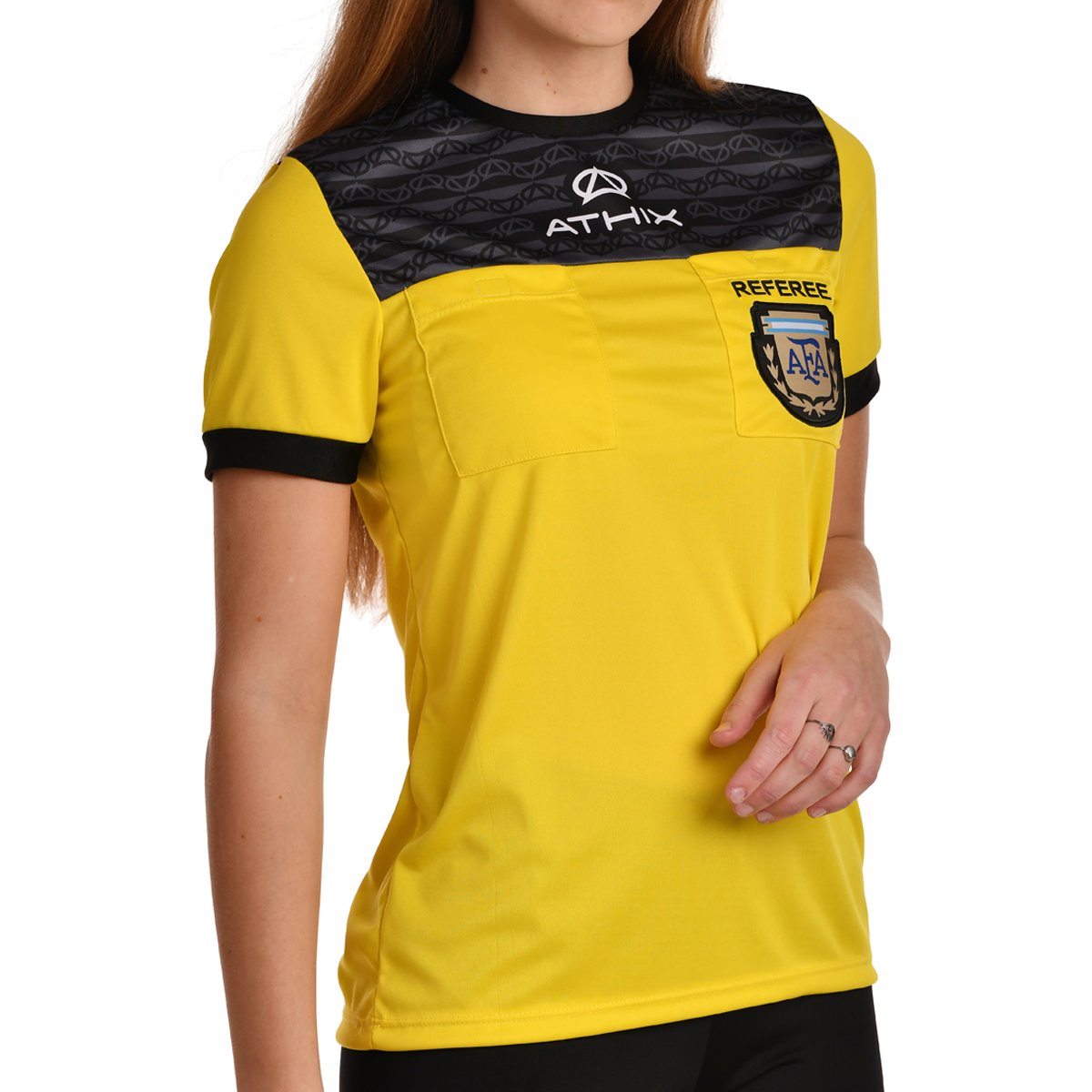 Camiseta Arbitro Mujer AAA 2022#amarilla
