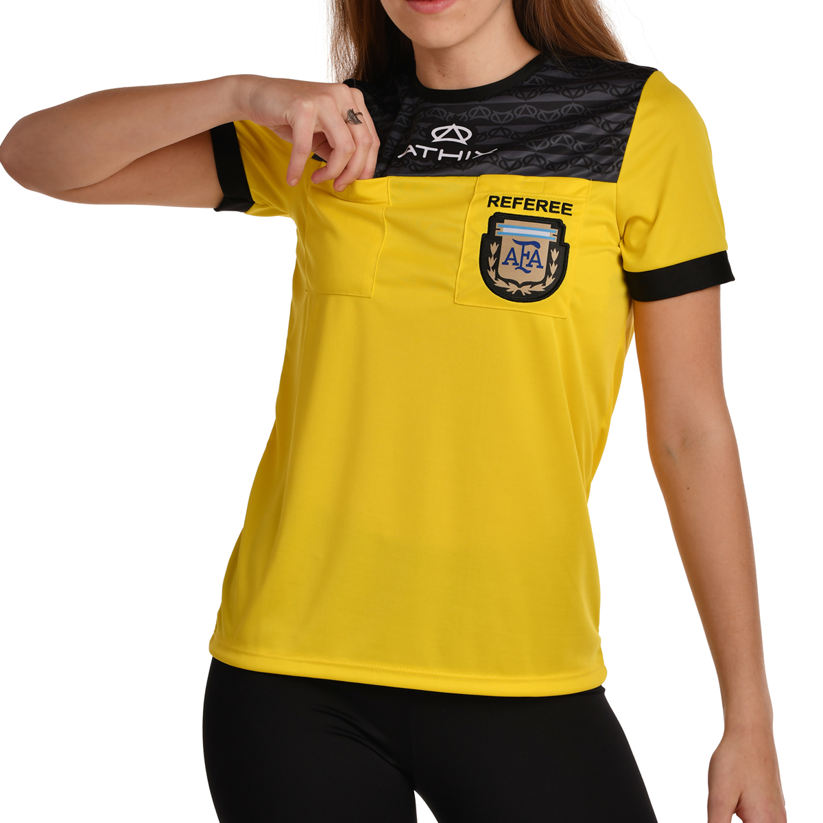 Camiseta Arbitro Mujer AAA 2022#amarilla